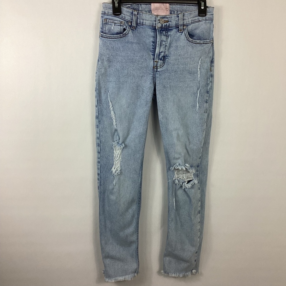 Revice Buttonfly Distressed Jeans Size 28